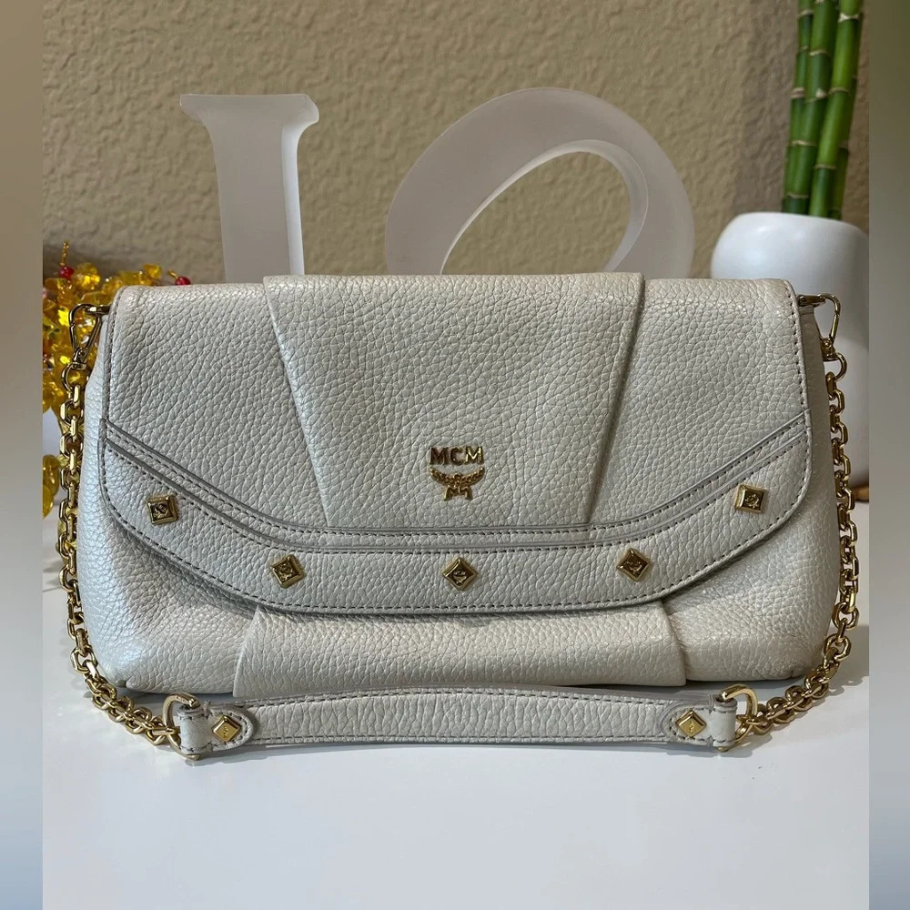 MCM Leather Shoulder Bag